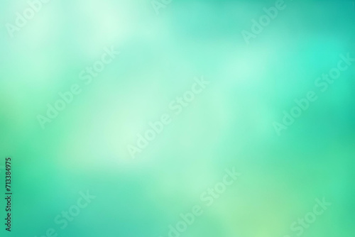 Abstract gradient smooth Blurred Bokeh Aquamarine Green background image