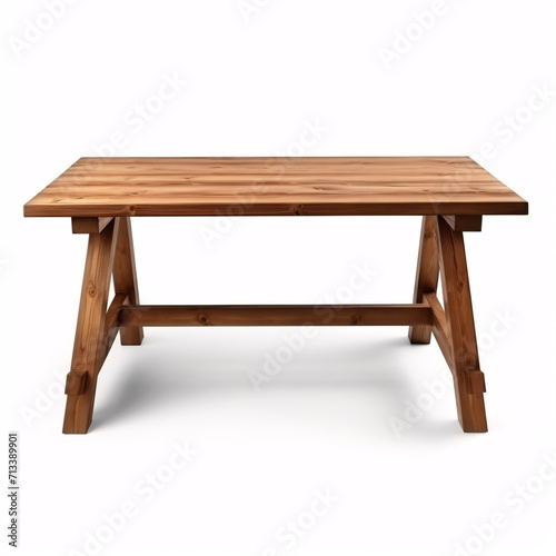 table isolated on a white background
