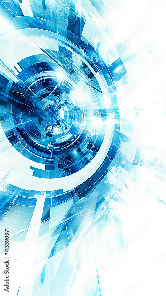 Obraz premium Abstract bright technology background illustration