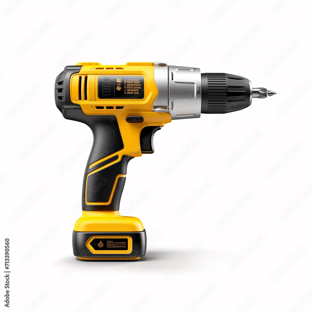 drill isolated on a white background