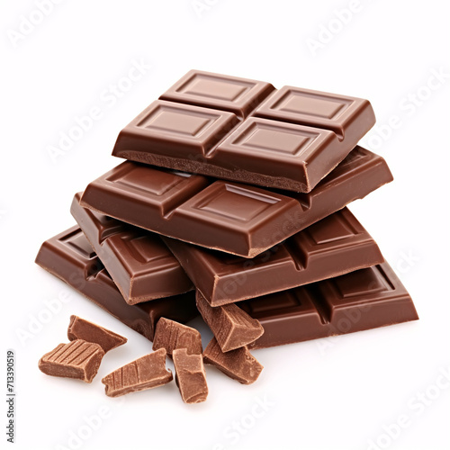 chocolate isolated on a white background