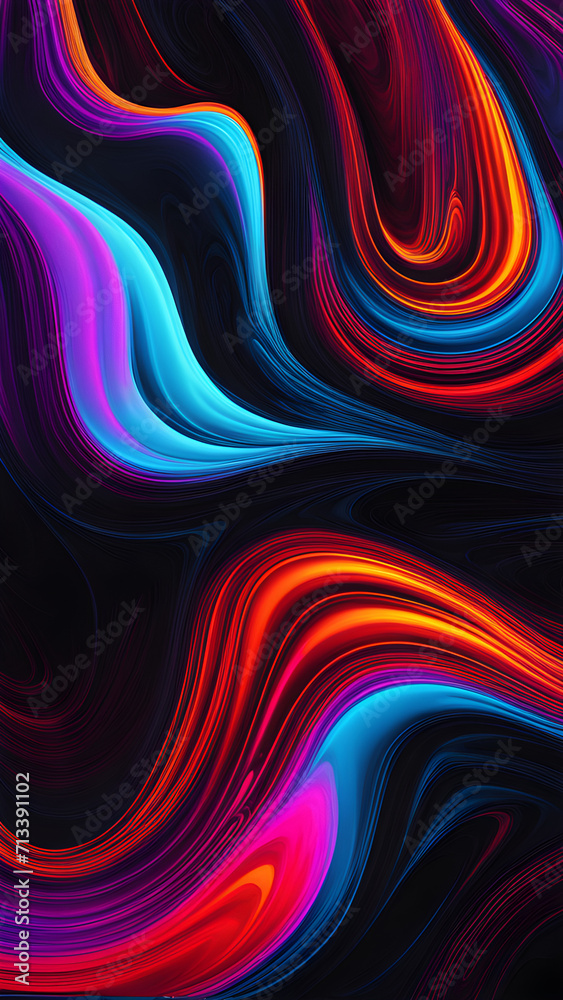 Fototapeta premium abstract colorful wave background