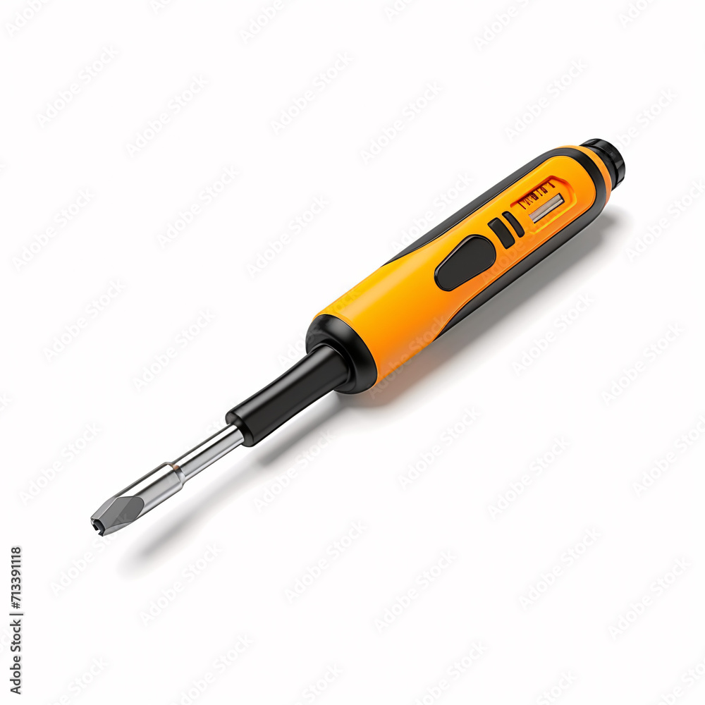 screwdriver isolated on a white background screwdriver isolated on a white background