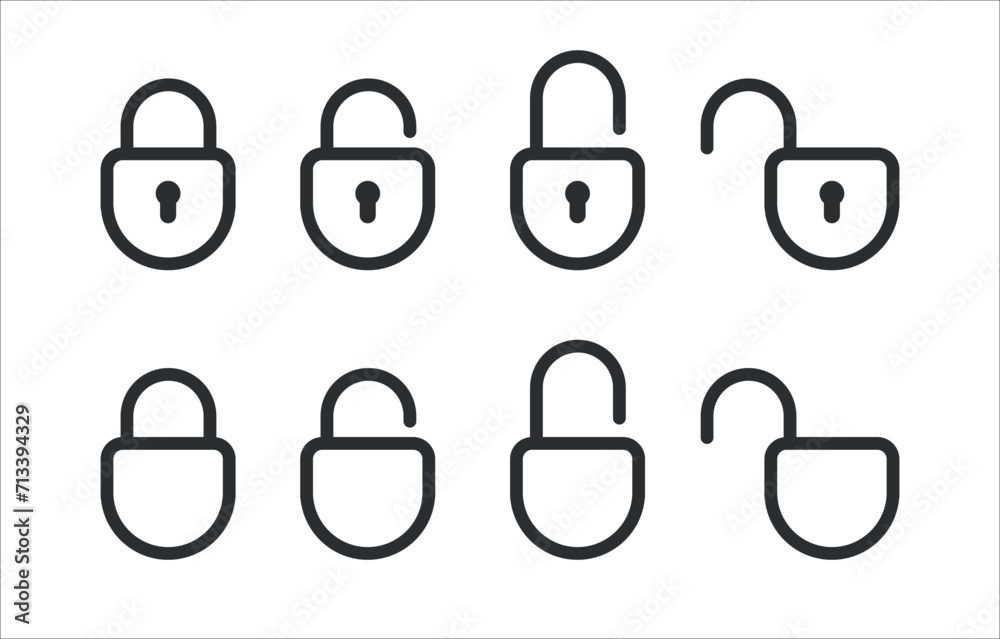 Castle keyhole icon set for website icon Castle keyhole icon set for website icon