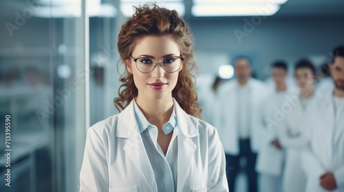 Beautiful_young_woman_scientist_wearing_white_coat_