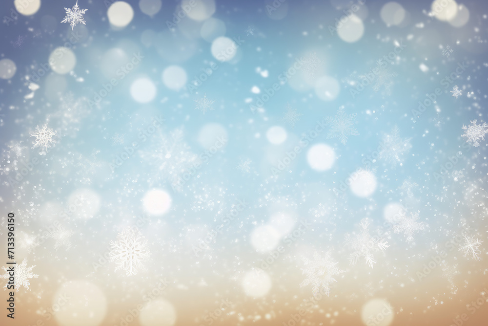 Winter background of snow with free space Generative AI Winter background of snow with free space Generative AI
