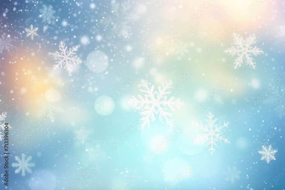 Winter background of snow with free space Generative AI Winter background of snow with free space Generative AI