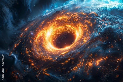 background with space, planet in space, black hole
