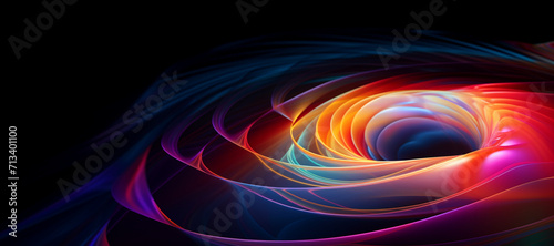 abstract background with colored spiral
