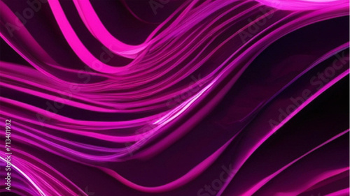 pink neon wave abstract background design illustration art