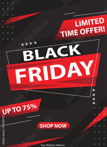 Black Friday Poster Template Design for Business and Social Media 01