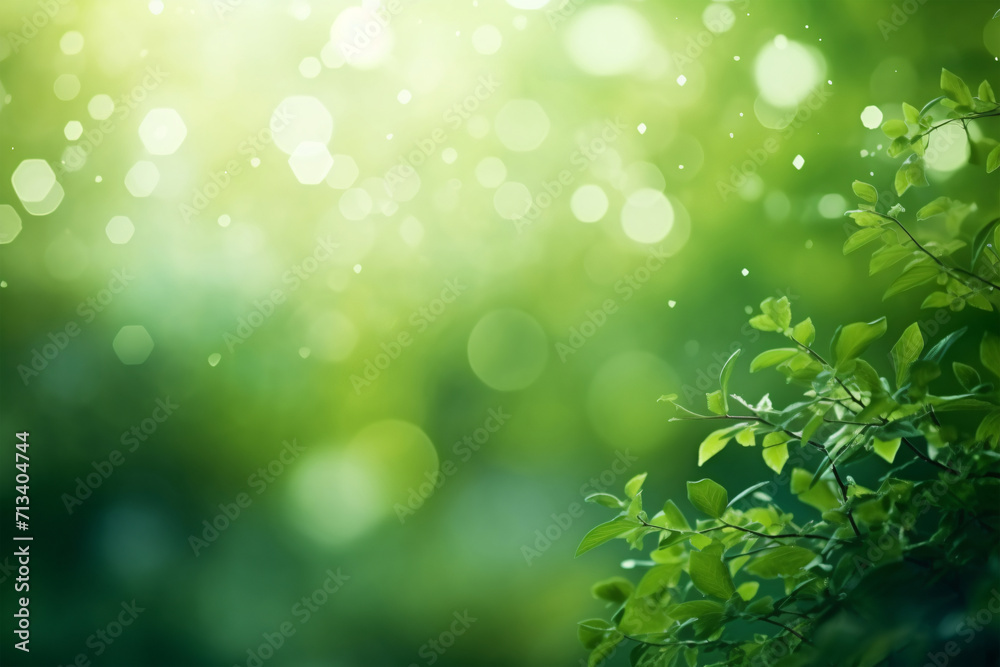 Nature design with bokeh effect generated AI Nature design with bokeh effect generated AI