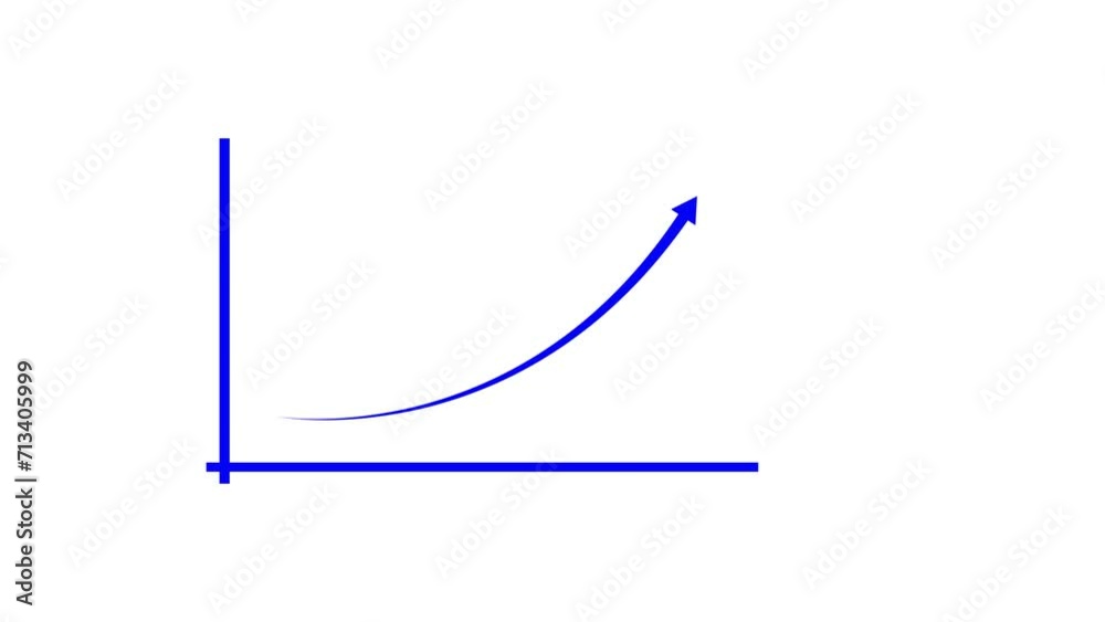 Abstract direction arrow business groth line animation on background Abstract direction arrow business groth line animation on background