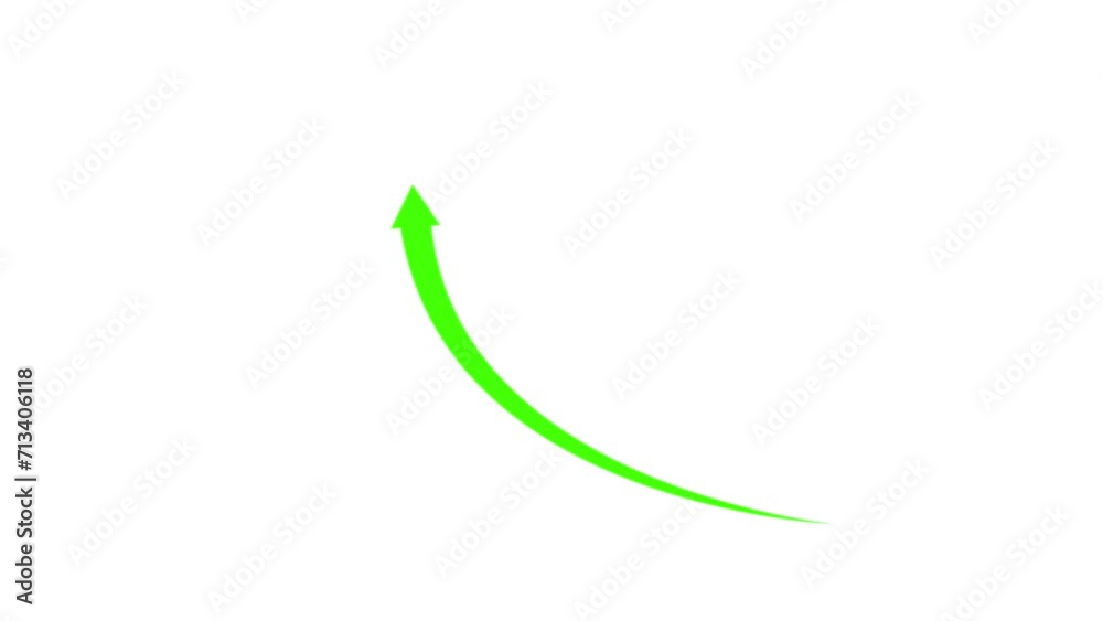 Arrow business graph chart icon animation background, 4k animation video concept Arrow business graph chart icon animation background, 4k animation video concept