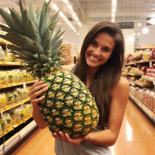 Cherry is the largest pineapple variety beautiful image Ai generated art
