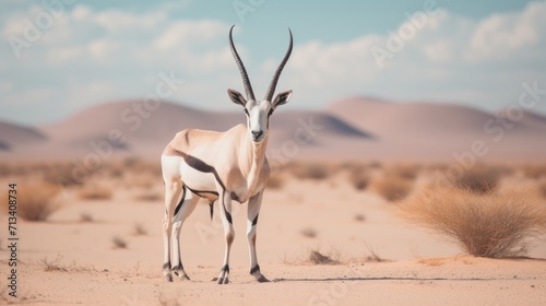 Arabian Oryx in Arab Desert