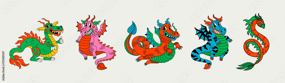 Chinese dragon, 2024 year lunar symbol