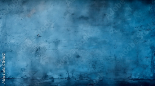 Wallpaper with grunge blue texture with scratches