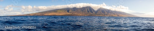 panorama of maui hawaii island