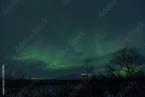 Image of the Northern Lights in Abisko, Sweden © Stefano
