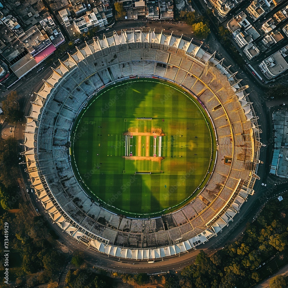 Obraz premium Background Wallpaper Related to Cricket Sports