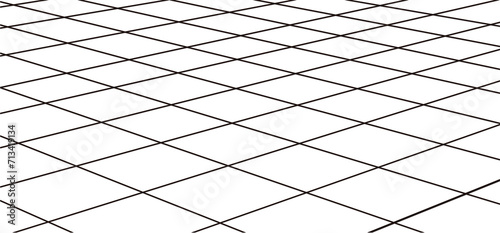  black and white tiled floor background. Vector minimalist illustration