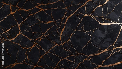 Black and copper marble block texture background 