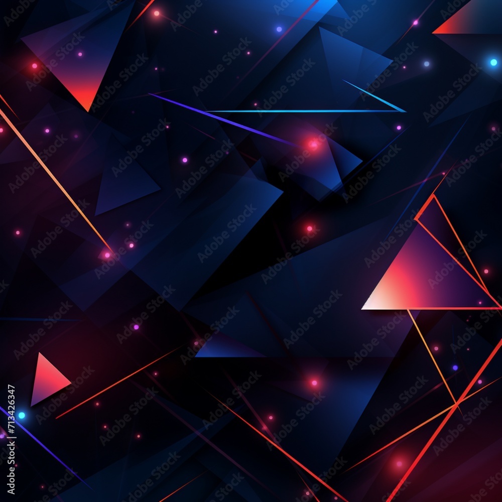 Dark computer desktop background material design Ai generated art