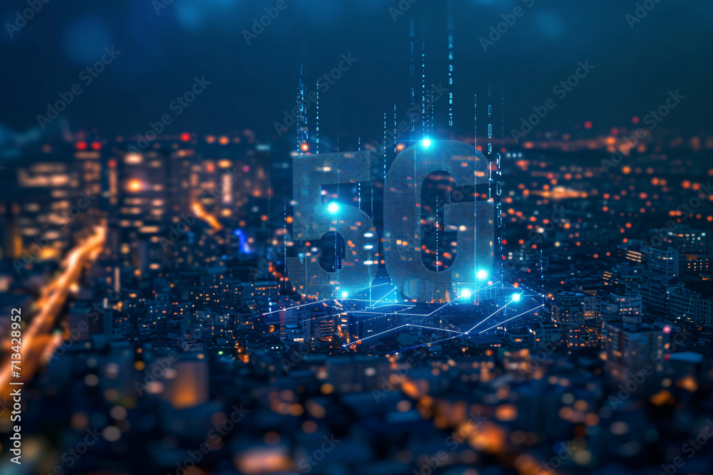 Fototapeta premium 5G Technology