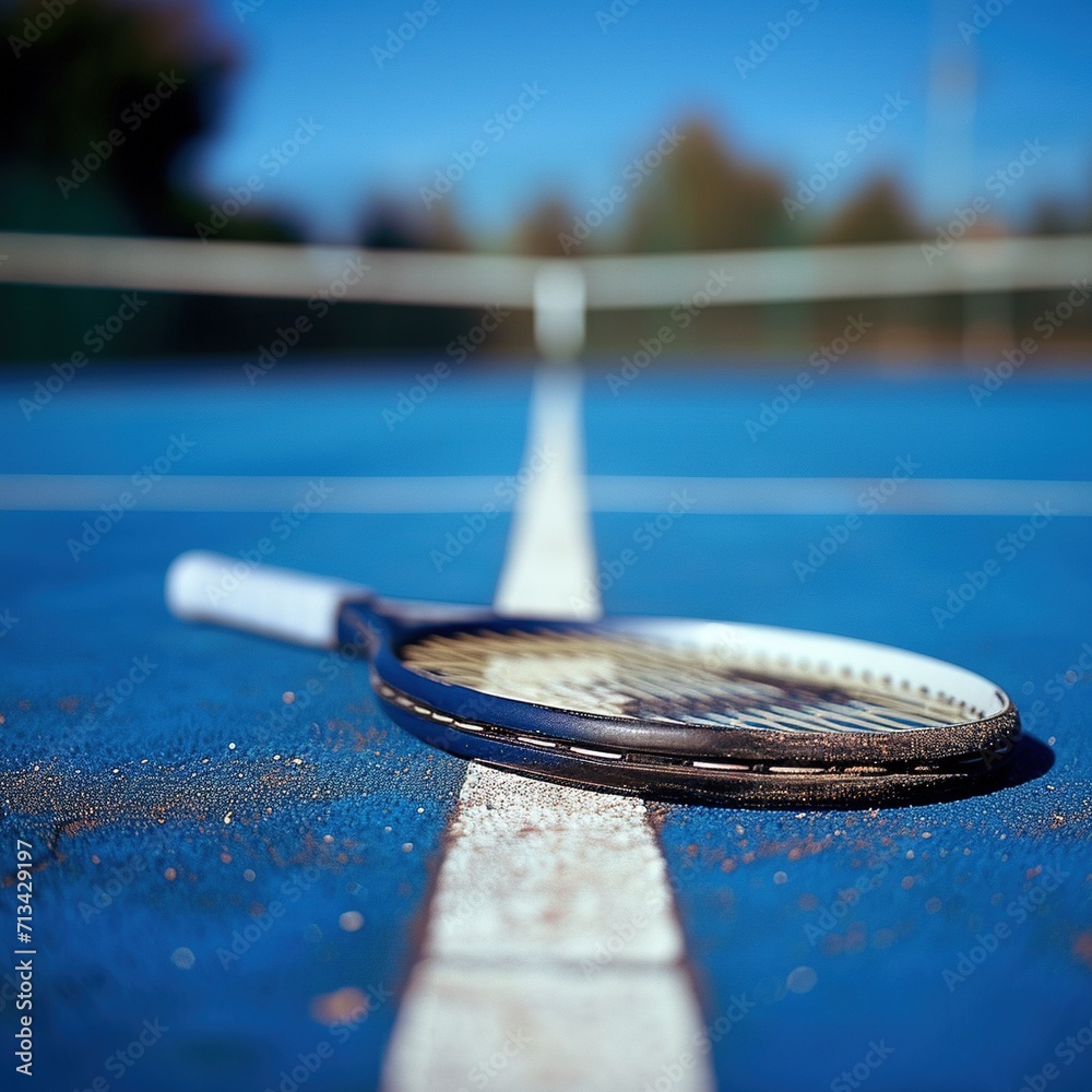 Fototapeta premium Background Wallpaper Related to Tennis Sports