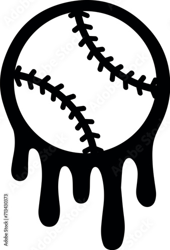 Drip Baseball Ball, Drip Softball Ball, Drip Ball, Baseball, Softball, Ball