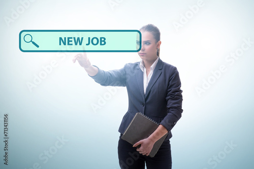 Concept of online search for new vacancies