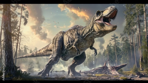 Primal Majesty: Fearsome Dinosaurs in a Primeval Setting © MAY
