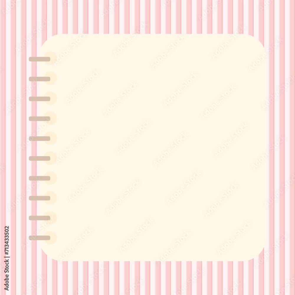 Cute Kawaii Pastel pink poster notebook background Cute Kawaii Pastel pink poster notebook background