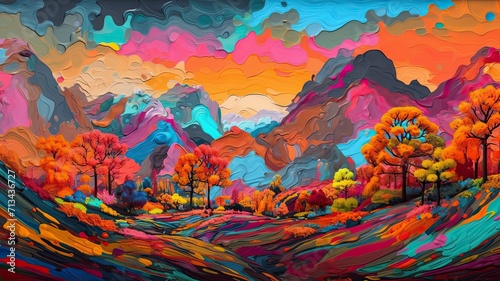 Psychedelic Nature  A Mystic Mountain Tale