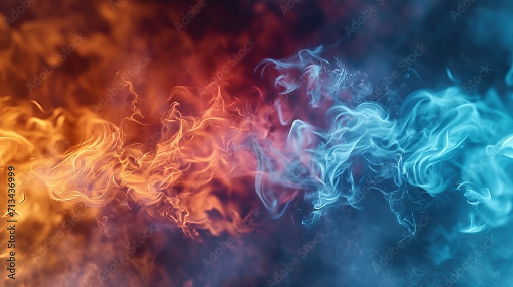 Beautiful Wallpaper of Smoke Particle Effect