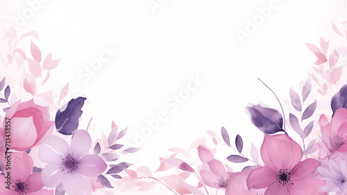 Watercolor Floral Background