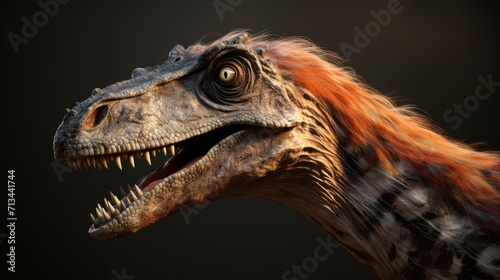 female velociraptor, full hd, realistic, 16:9 © Christian