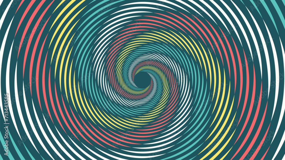 Abstract spiral dotted vortex style spinning background. Abstract spiral dotted vortex style spinning background.
