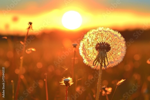 poppy flowers in the morning