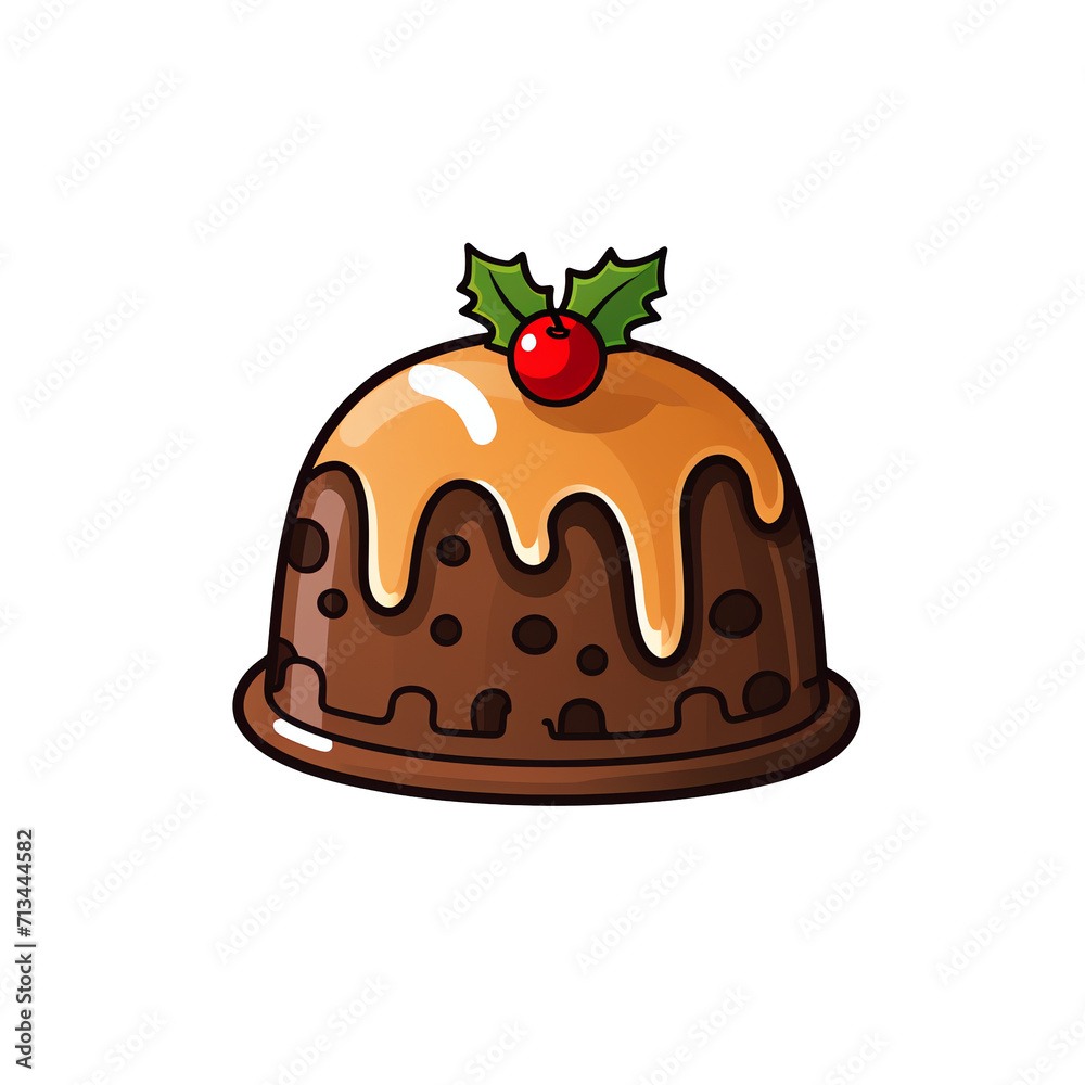 illustration of Christmas_pudding about Christmas illustration of Christmas_pudding about Christmas