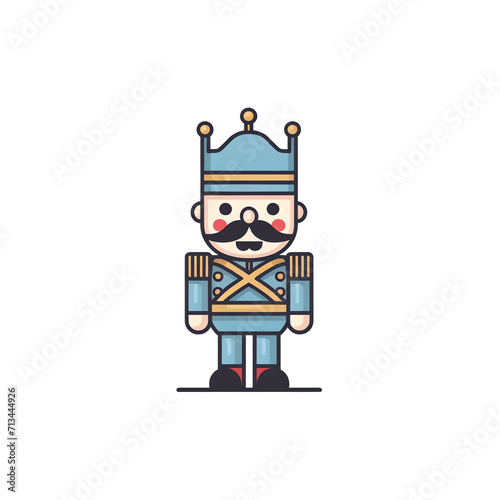 illustration of Nutcracker about Christmas