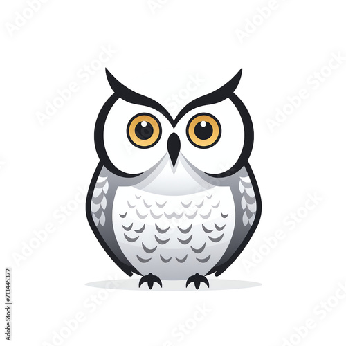 illustration of Snowy_owl about Christmas
