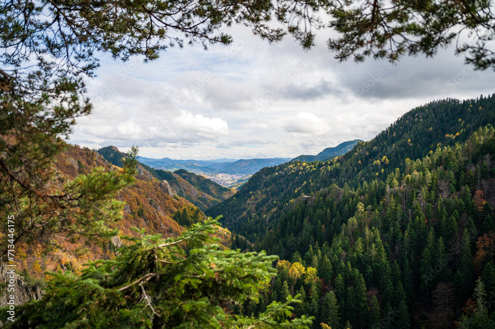 Valley Vistas: Panoramic Mountains and dramatic clouds Valley Vistas: Panoramic Mountains and dramatic clouds