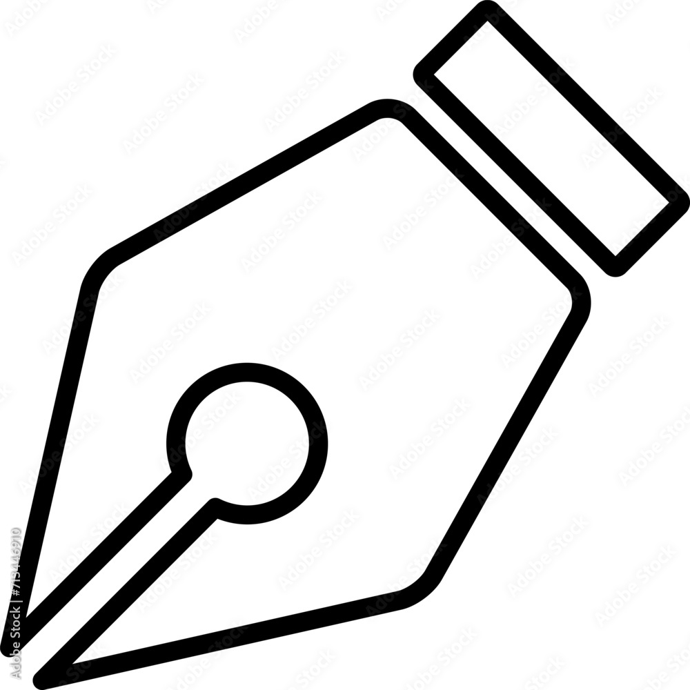 Pen symbol for app, vector icon. Pen symbol for app, vector icon.