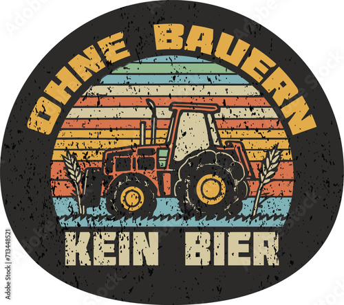 vector ,ohne bauern kein bier