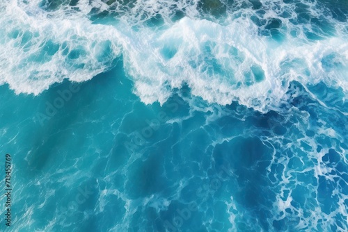  an aerial view of a body of water with a bird's eye view of the top of the water.