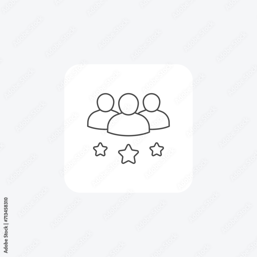 Team grey thin line icon , vector, pixel perfect, illustrator file Team grey thin line icon , vector, pixel perfect, illustrator file