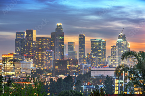 Los Angeles, California, USA Downtown Skyline
