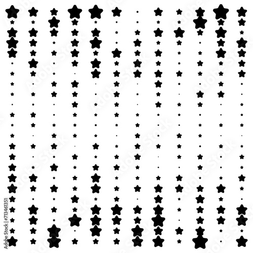Stars random pattern background. Vector illustration. © Sudakarn